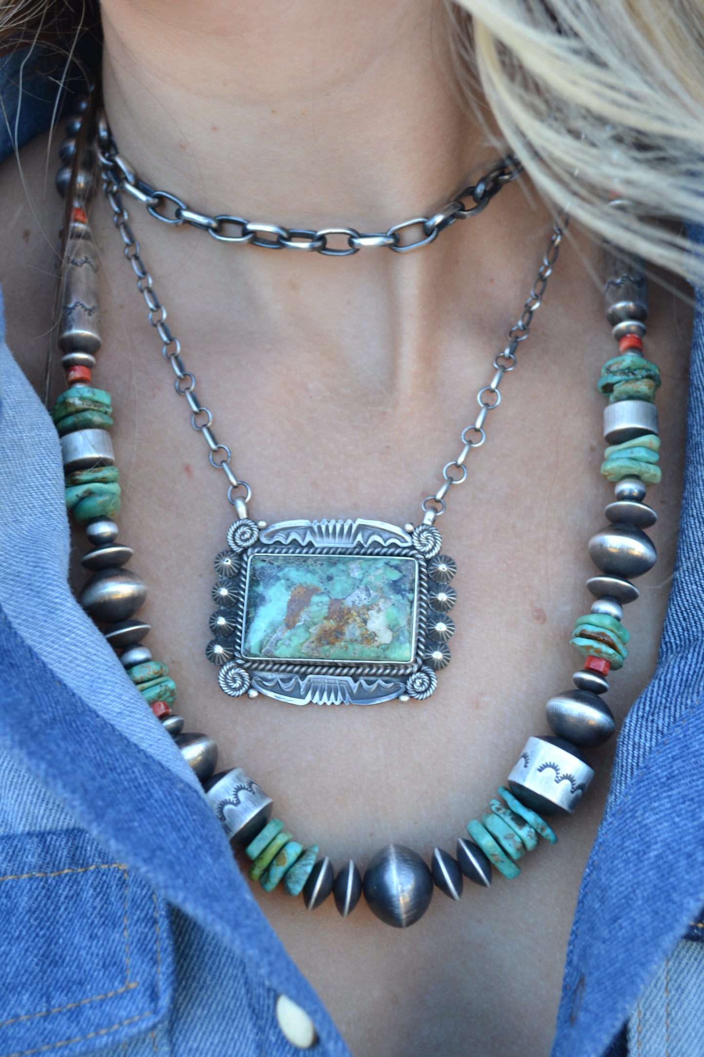 The Abilene 24" Navajo Pearls