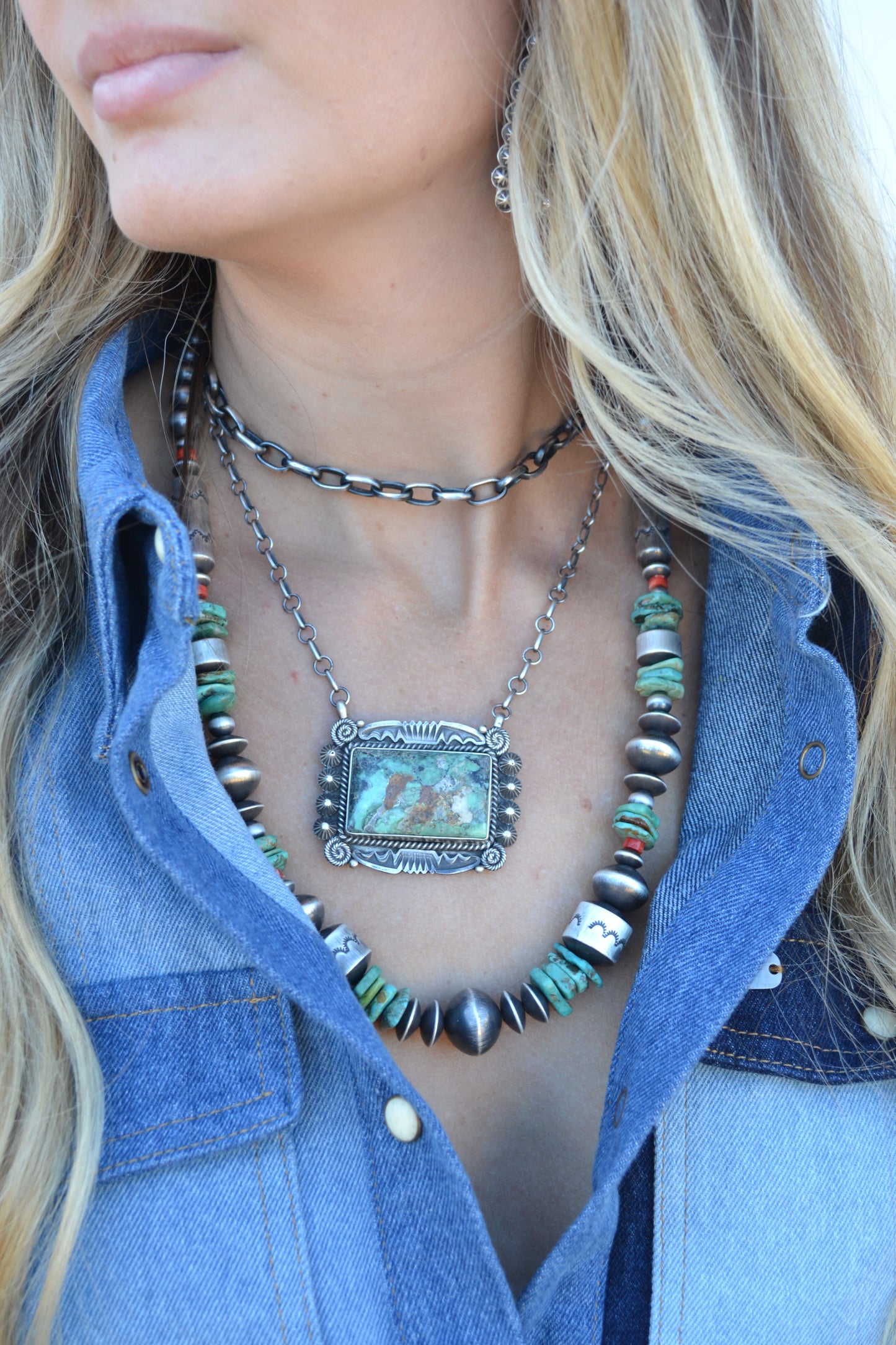 The Abilene 24" Navajo Pearls