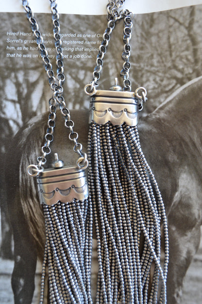 Sally Johnson tassel necklace