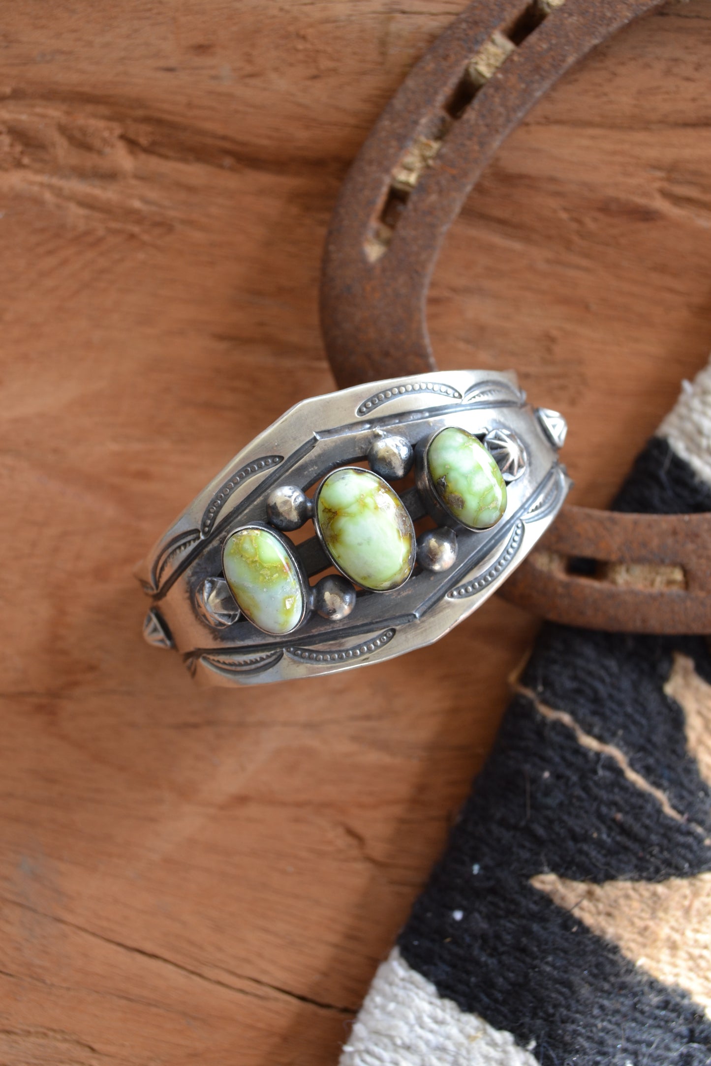 The Sevada 3 Stone Cuff