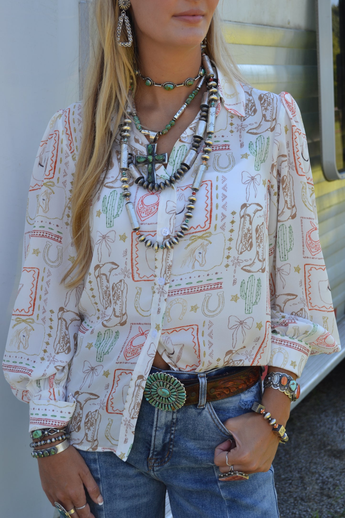 The Judge 33" Navajo Pearl Set