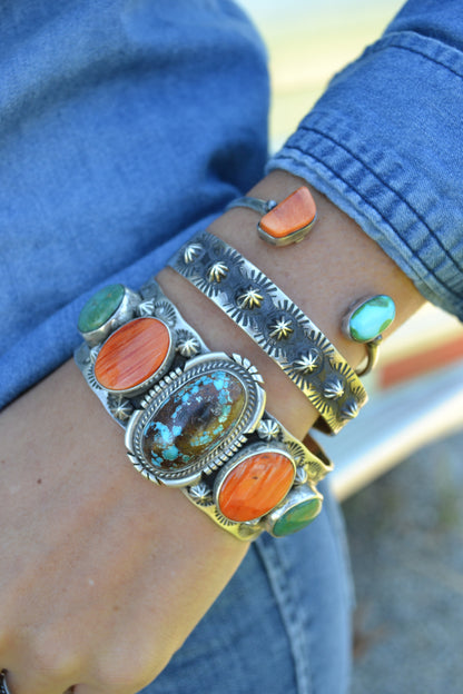 The Hagan Double Stone Cuff