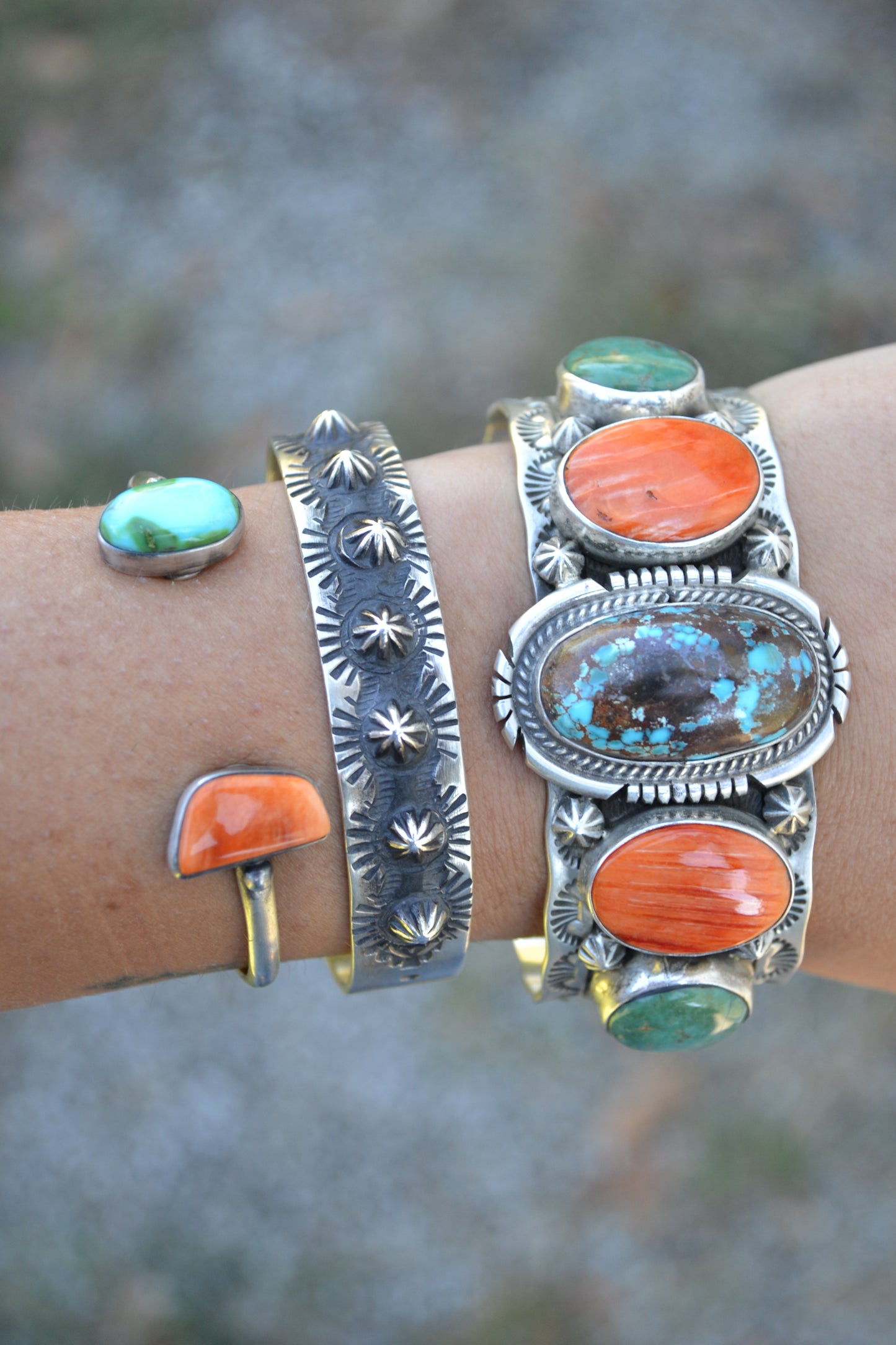 The Hagan Double Stone Cuff