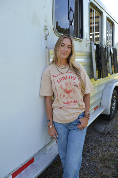 The Cowgirl Cocktail Club Tee