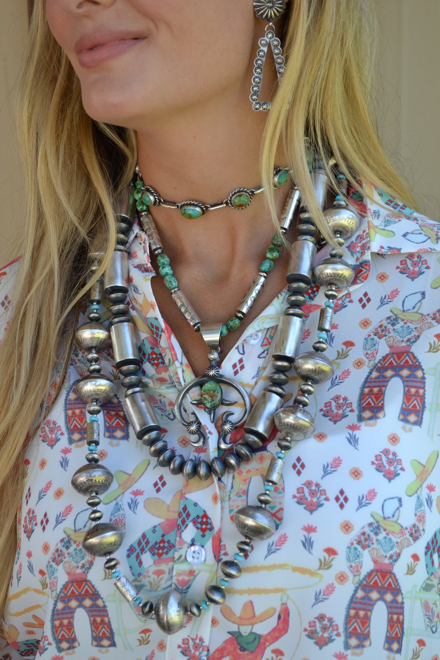 The Nez 25" Navajo Pearl Set