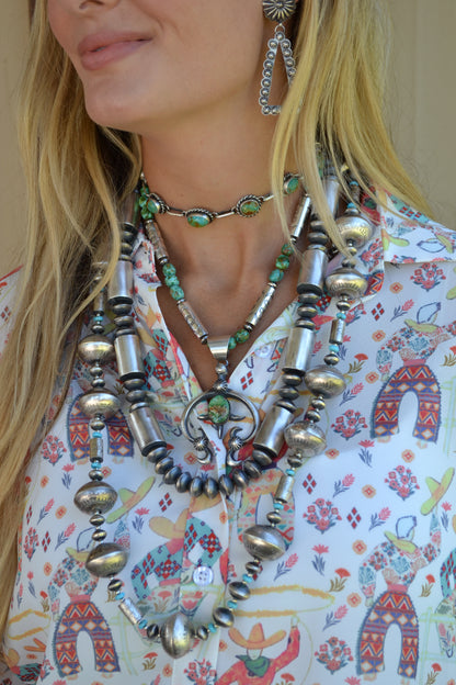 The Nez 25" Navajo Pearl Set