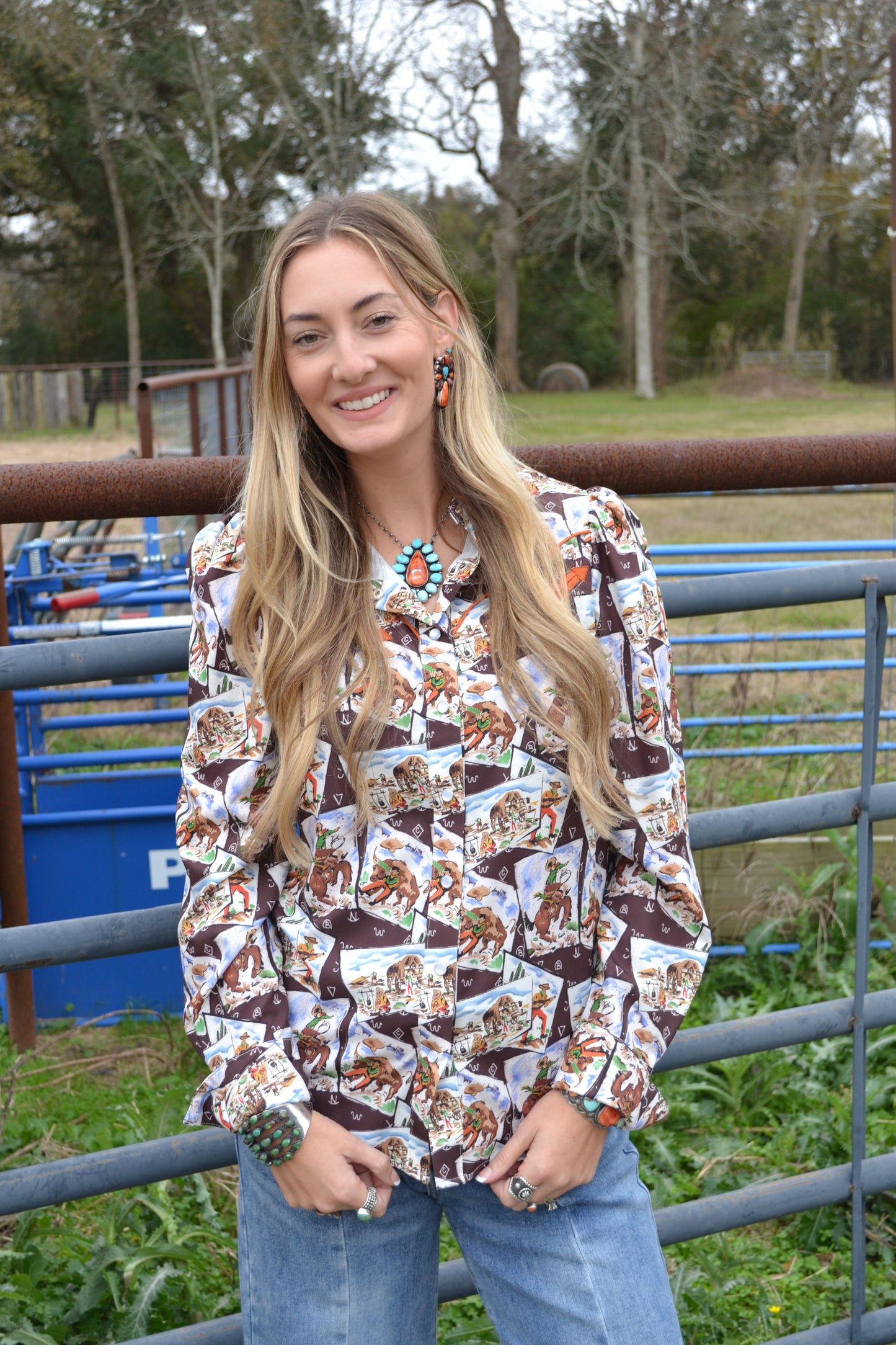 The Saratoga Button Up