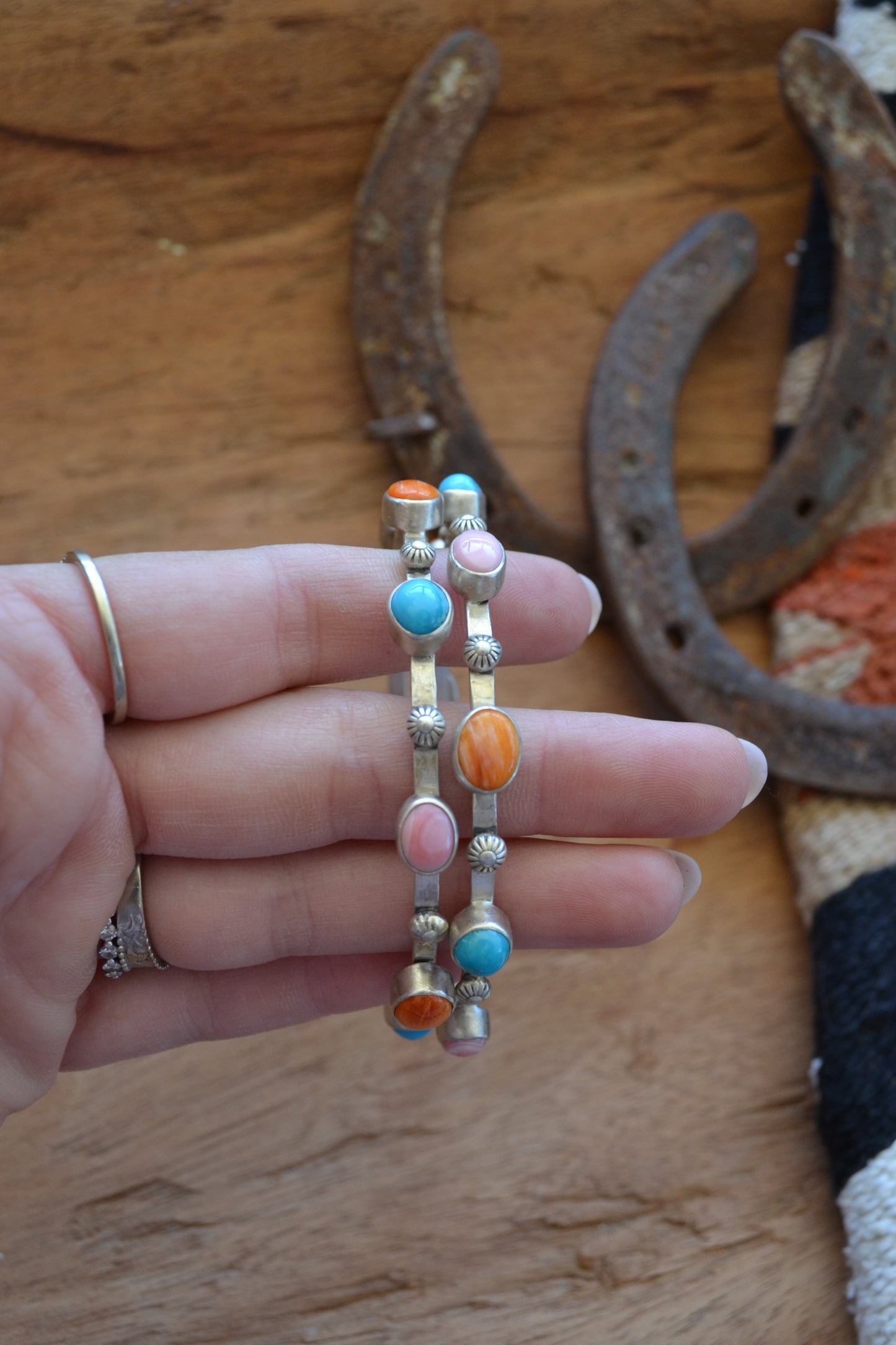 The Marshall Multi Stone Bangle