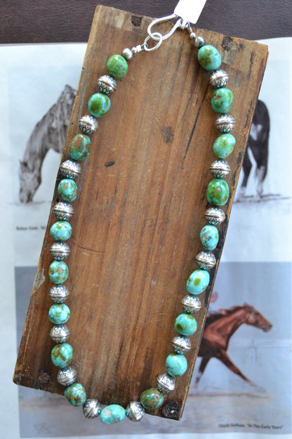 The August 17" Sonoran & Handmade Bead Necklace