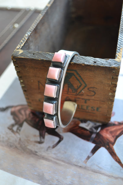 The Sumner 5 Square Stone Cuffs