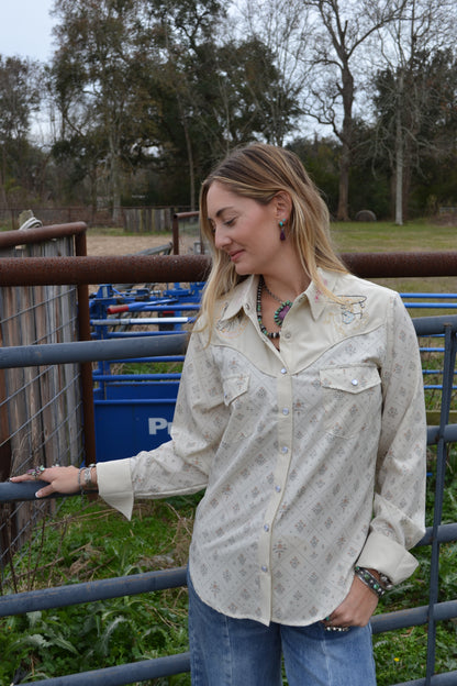 The Wyatt Embroidered Button Up