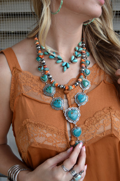 The Rio Heart Lariat Set