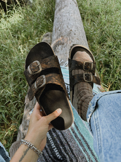 The Reno Cowhide Sandals