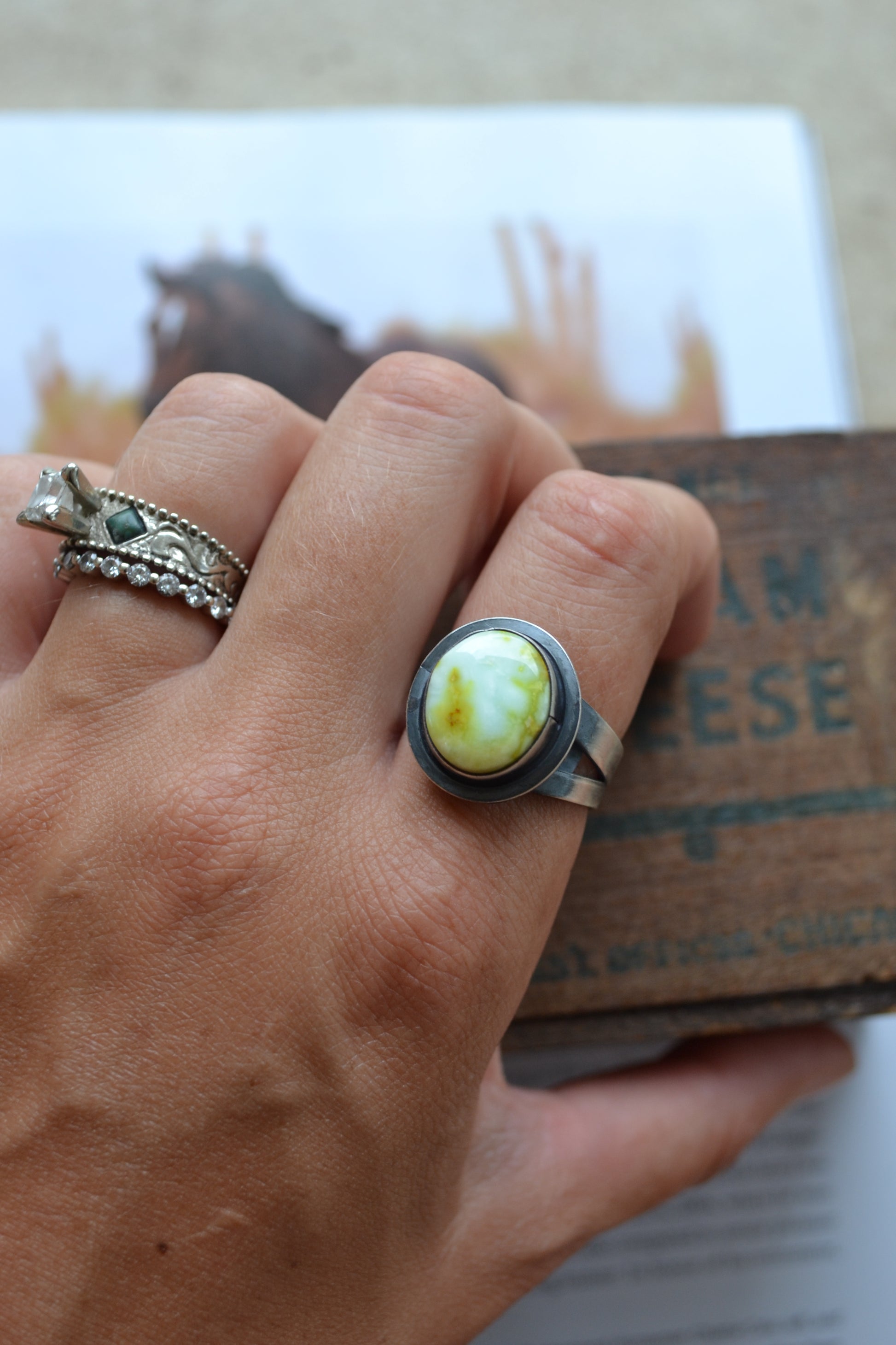 antionette martinez adjustable palomino ring