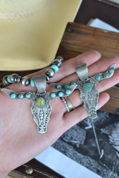 The Colter Longhorn Pendants
