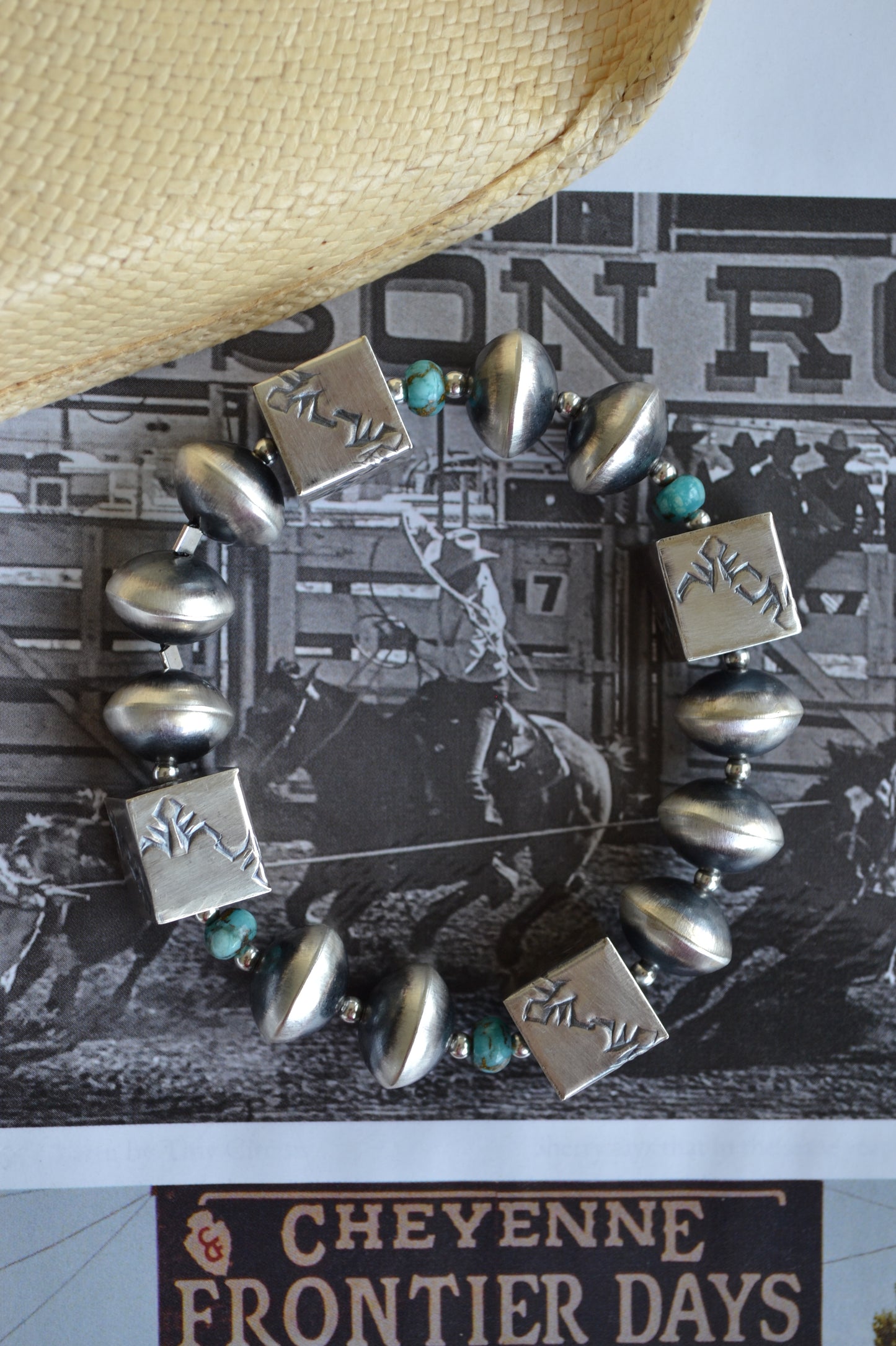 The Nash 14mm Stretch Navajo Bracelet