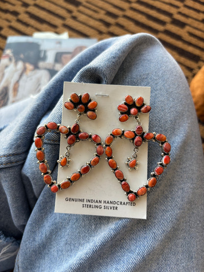MARKET FIND #38 - RED SPINY HEART DANGLES