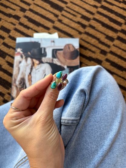 MARKET FIND #50 - LORETTA DELGARITO PURPLE SPINY/SONORAN ADJ RING