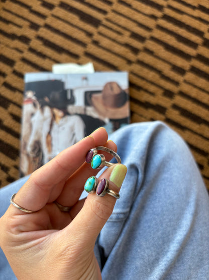 MARKET FIND #50 - LORETTA DELGARITO PURPLE SPINY/SONORAN ADJ RING