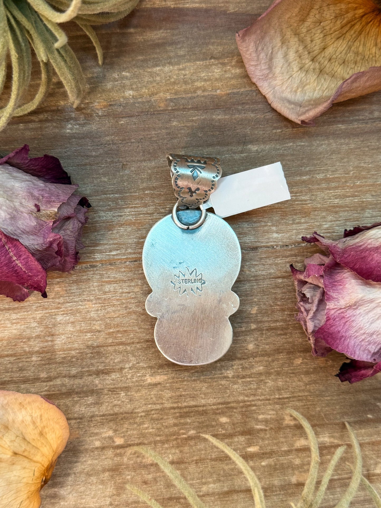 Golden Hills & Kingman Turquoise Pendant with Buffalo Coin